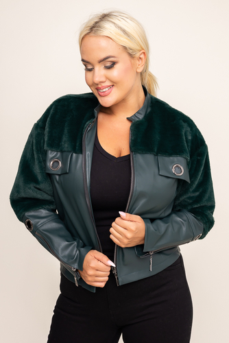 Bottle green Jacket Design 2