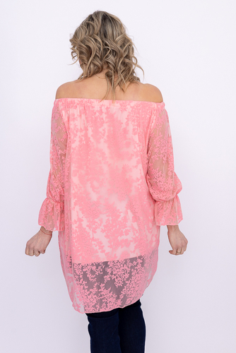Light Pink Lace Tunic