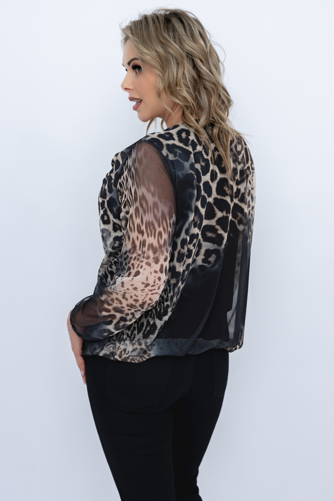 Blusa de malla Wzór 2