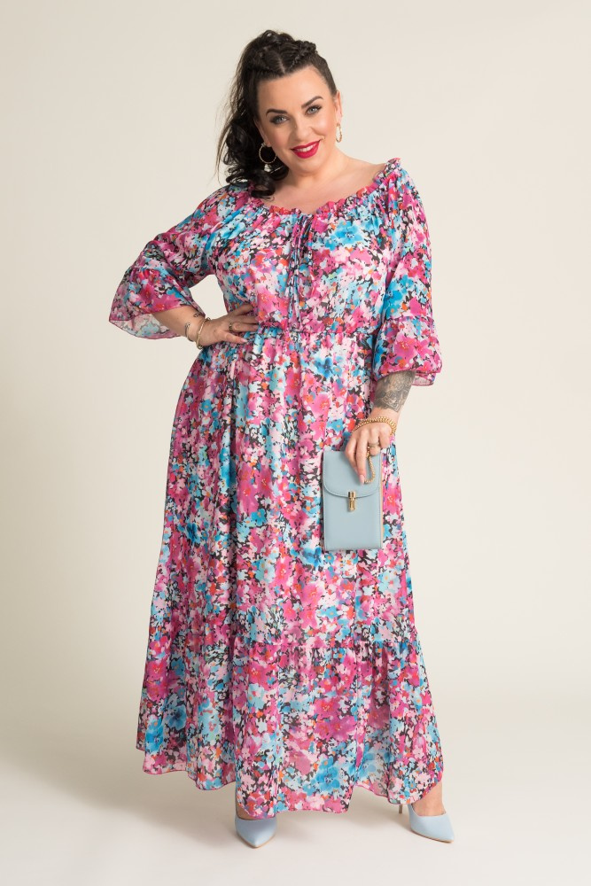  GALIO floral dress Pattern 1