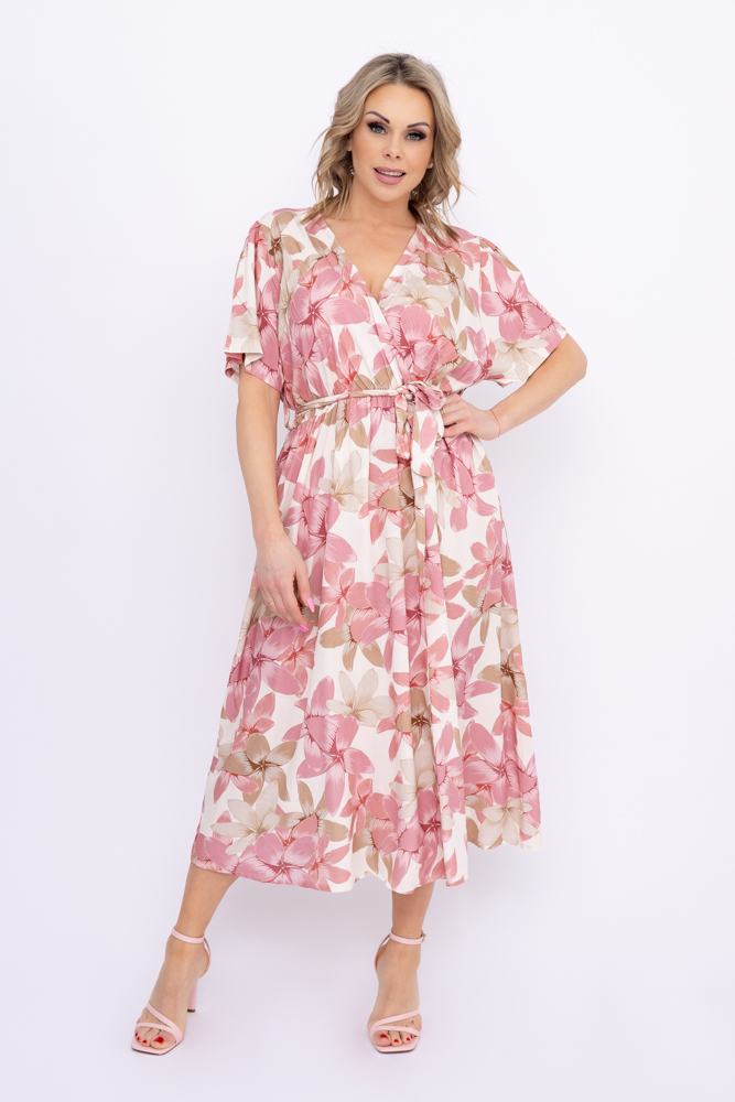 Robe rose poudré