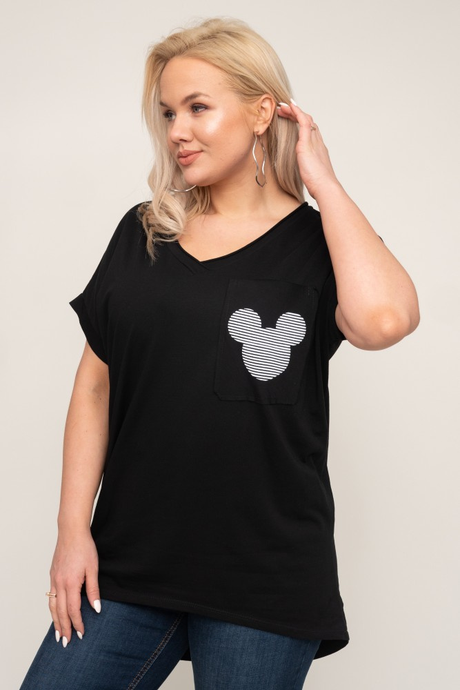  Black MINSI Blouse