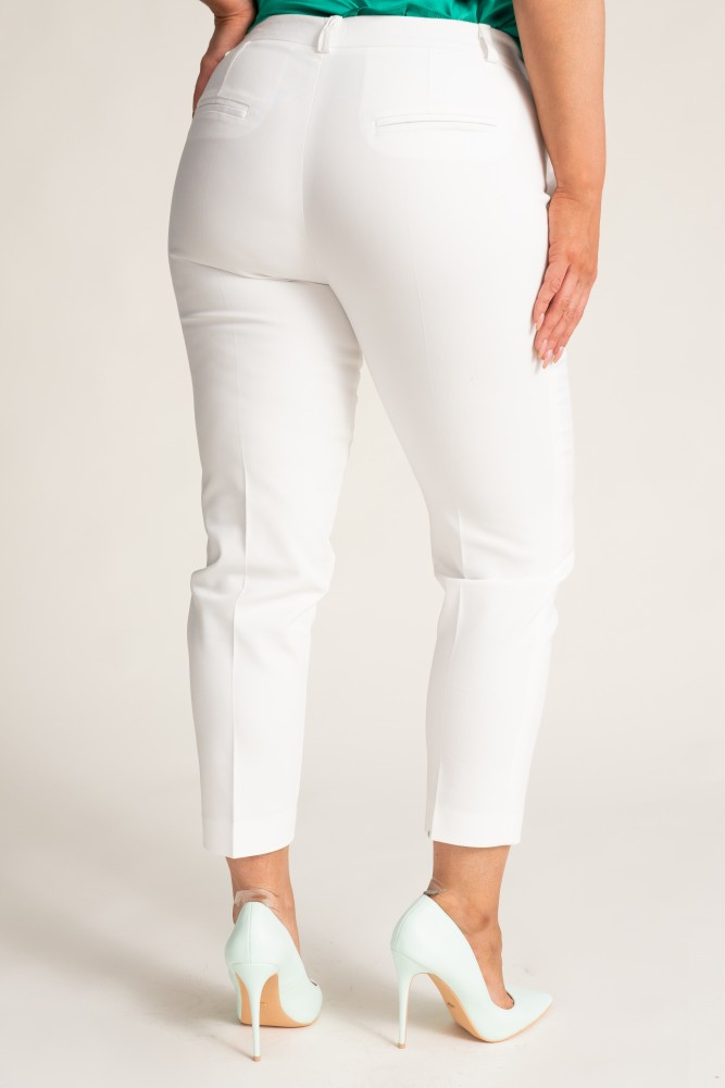 White TIGMO Cigarette Pants