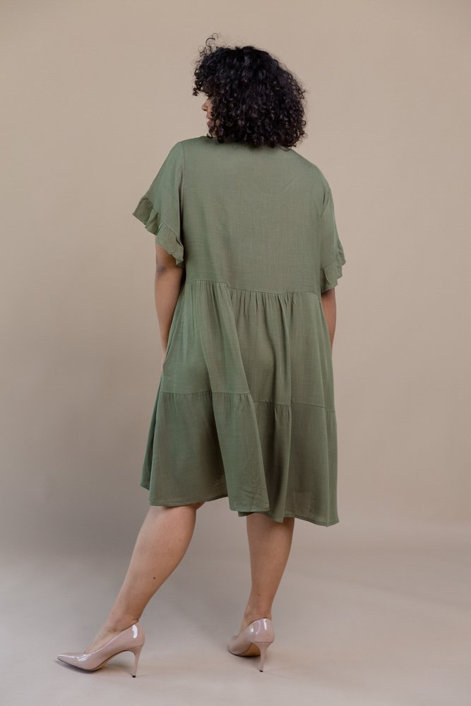 Green WIND dress