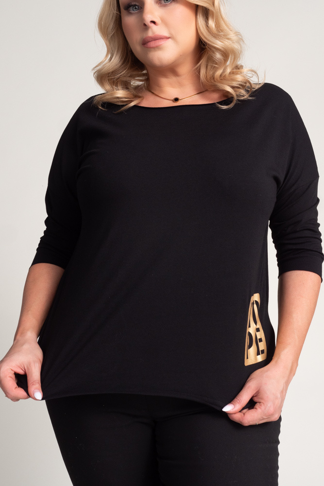Black HOPE Blouse