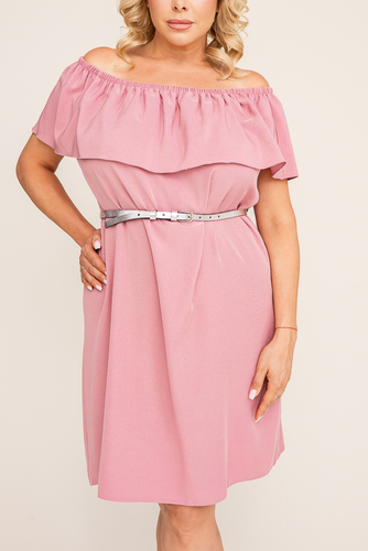 Robe rose poudré