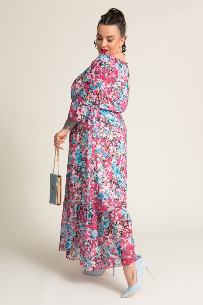  GALIO floral dress Pattern 1