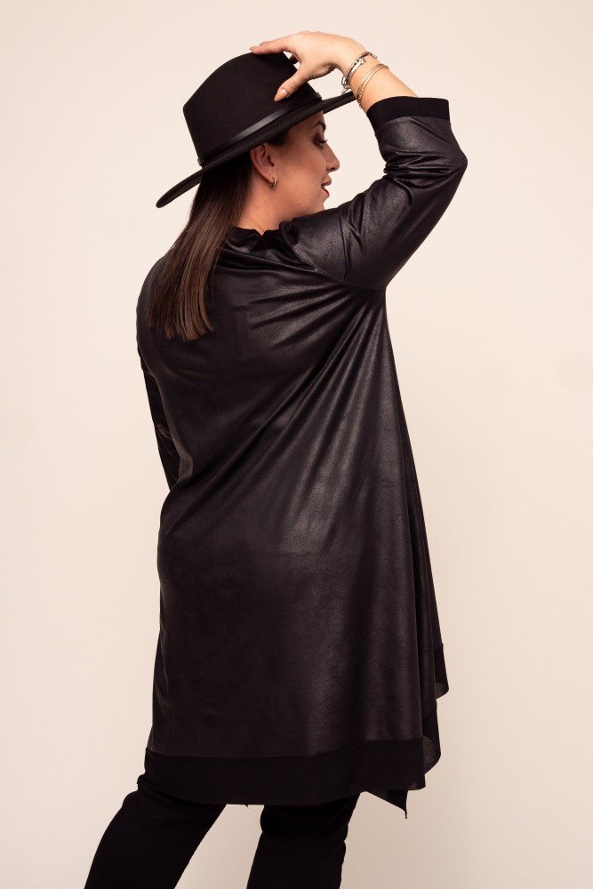 Black Asymmetrical Tunic