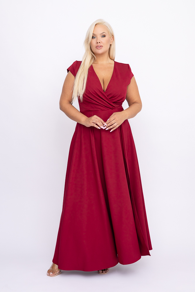 Vestido granate