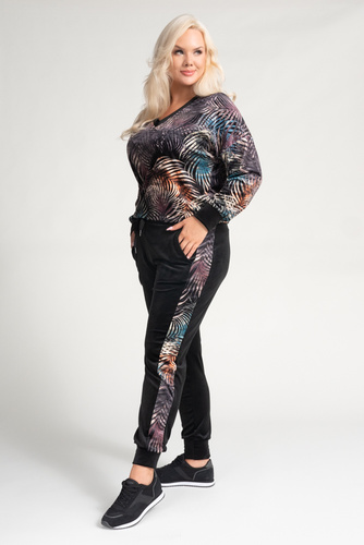  VINTIORI Velour Tracksuit Set Pattern 2