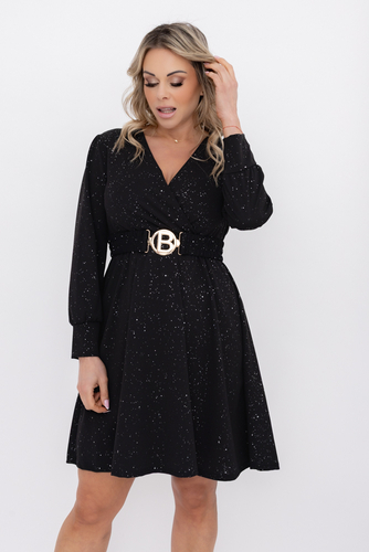 Cherry Dress with Belt