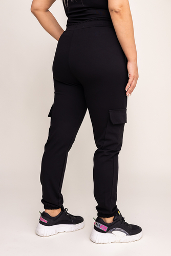  Czarne Spodnie bojówki LENVI