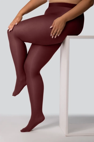 Rajstopy ELIZABETH I Plus Size OBSIDIAN