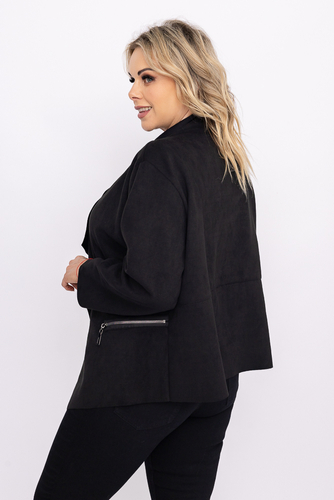 Black suede bedspread