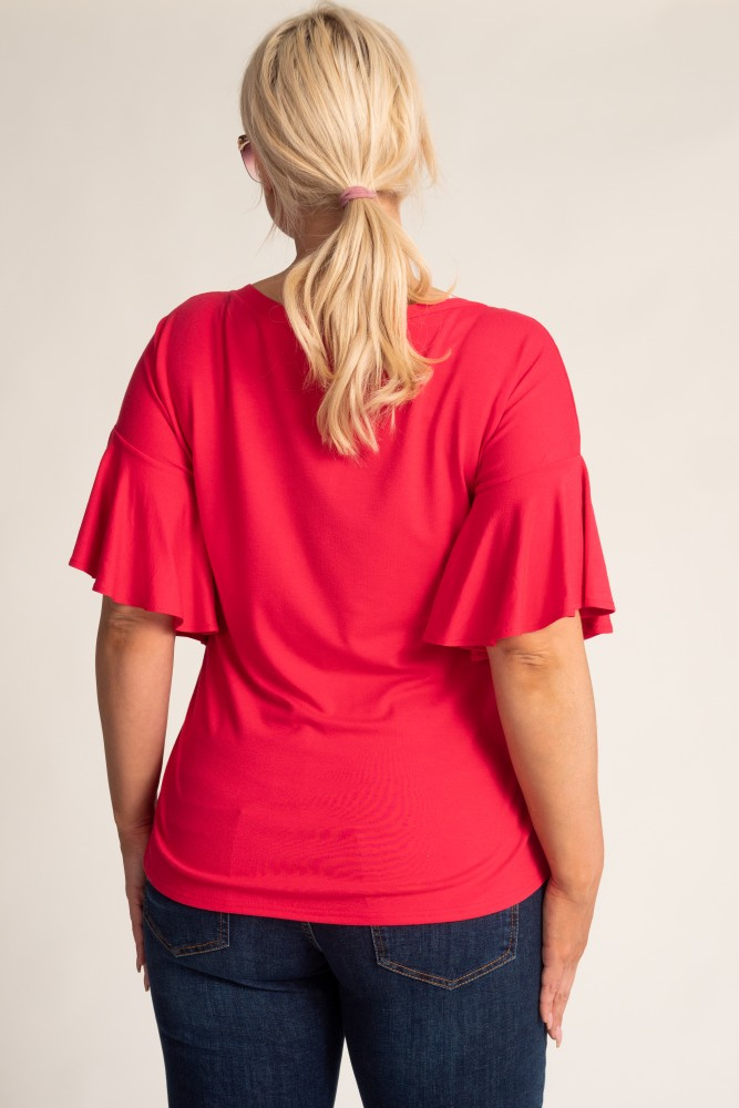 Raspberry GLORIO Blouse