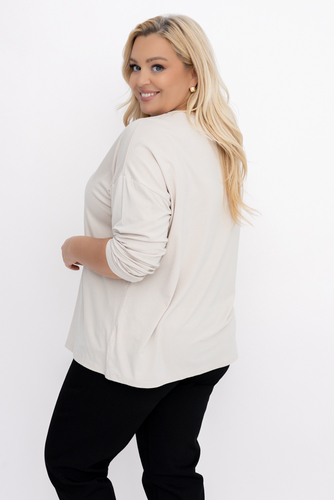 Cherry Blouse with Neckline