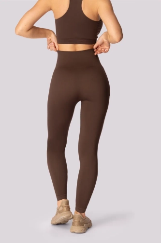 Coffee Leggings med lomme