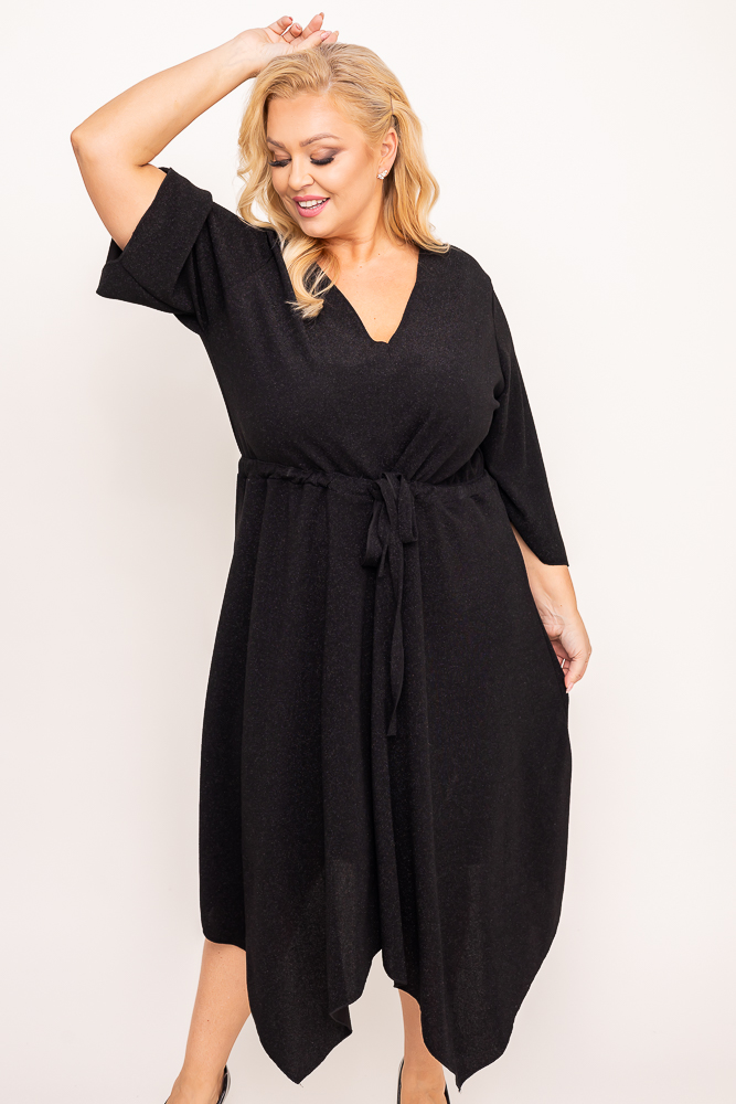 Black Glitter Dress