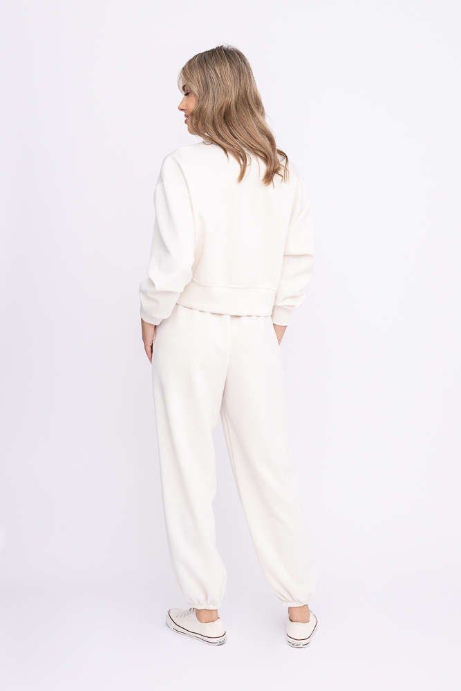 Pantalon de survêtement crème