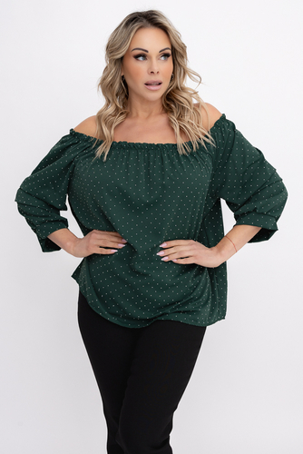 Maroon Blouse with Crinkle Sleeves Design 1