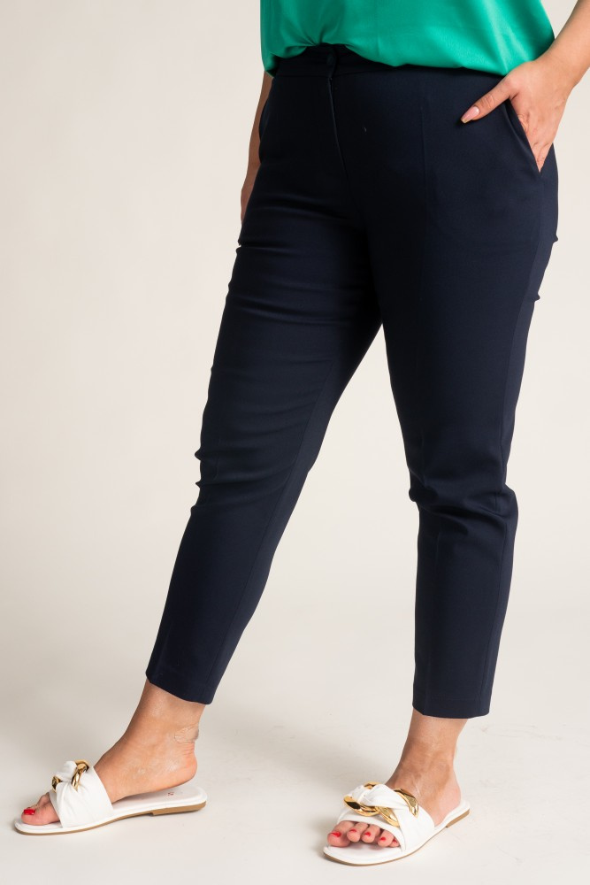 Navy blue TIGMO cigarette pants