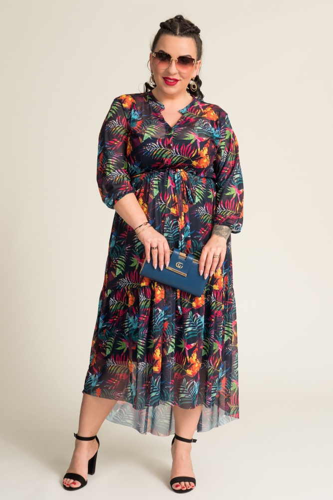 AMY Mesh Dress Pattern 4