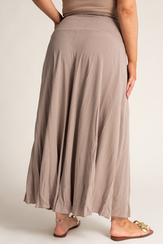  Beige Trousers with wide legs QUENTO