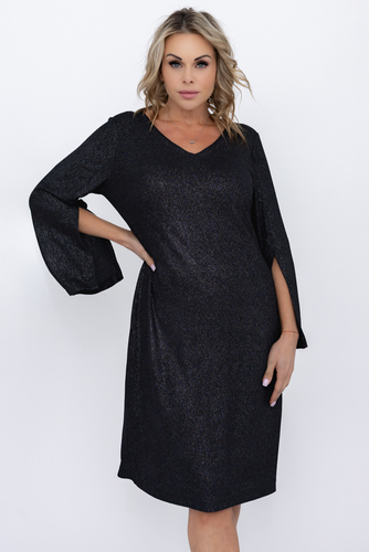 Czarna Sukienka błyszcząca