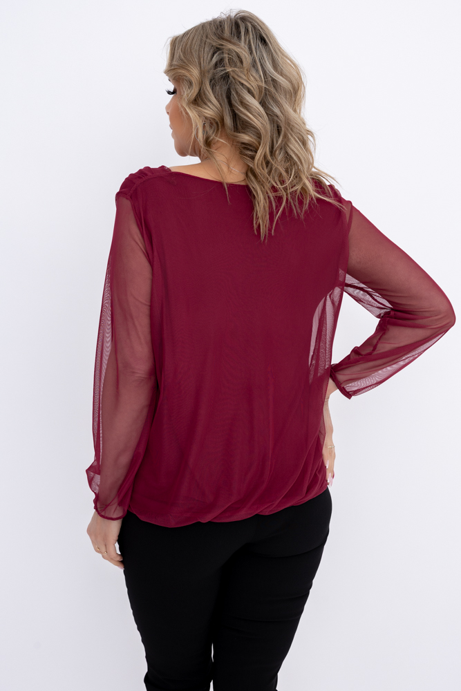 Blusa de malla Wzór 2
