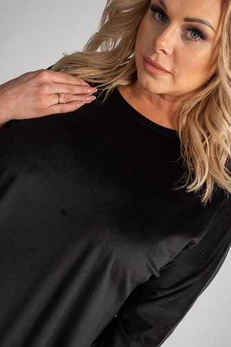 Black Velour Dress