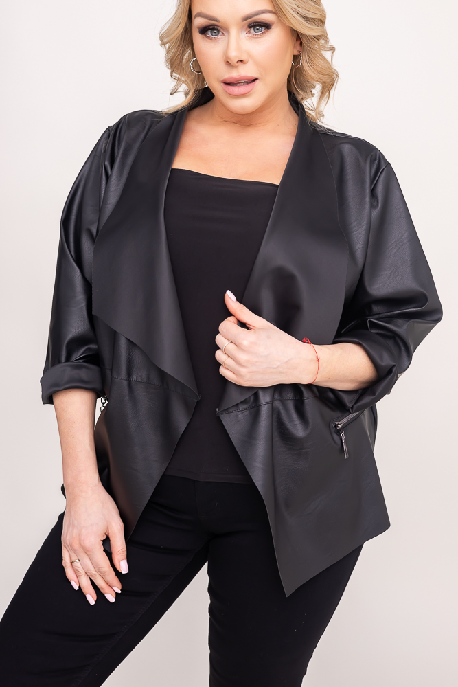 Black leather bedspread