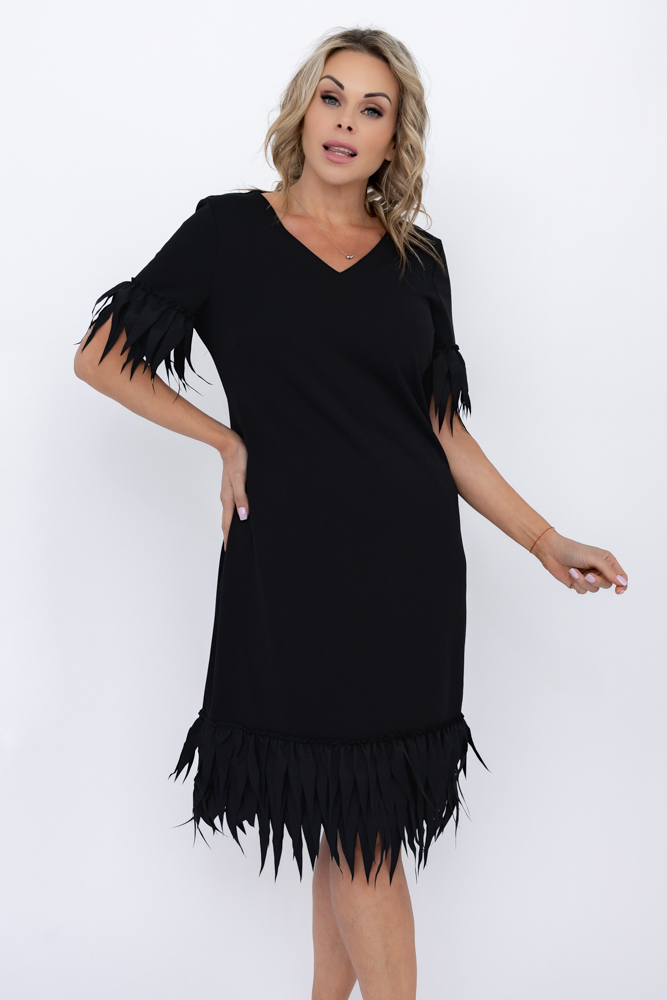 Fuchsia Glitzerkleid 