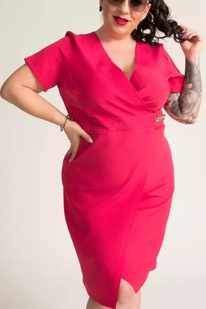 Raspberry Chain Dress