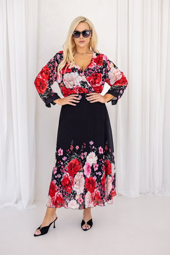 Sukienka plisowana KEMELI Wzór 12