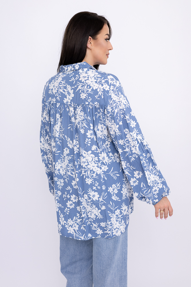 Camisa con mangas buff Wzór 8