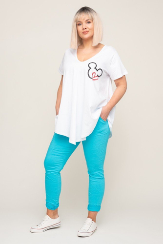 Turkusowe Spodnie GIATTO