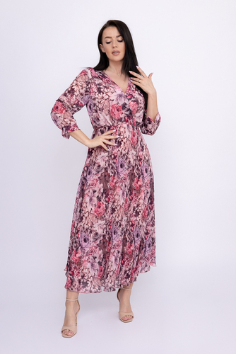 Sukienka plisowana KEMELI Wzór 9