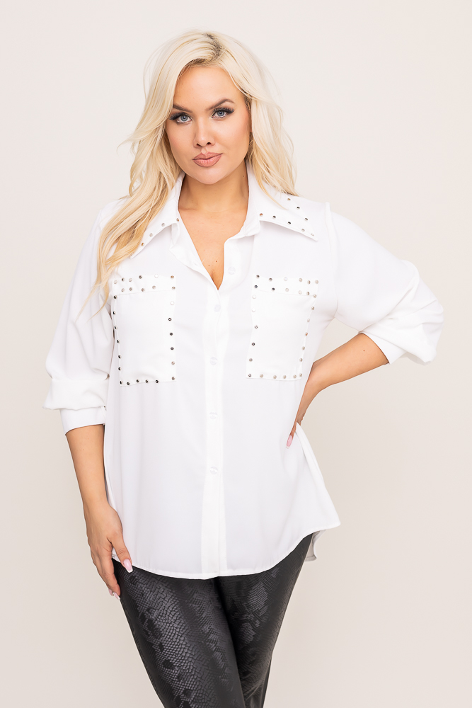 Biała Koszula PERMUZI