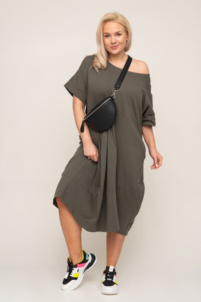 Khaki Sukienka GABORI