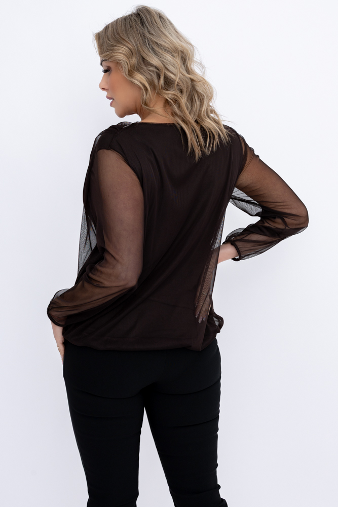 Blusa de malla Wzór 2