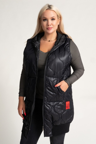 Black VELOCI Hooded Vest 