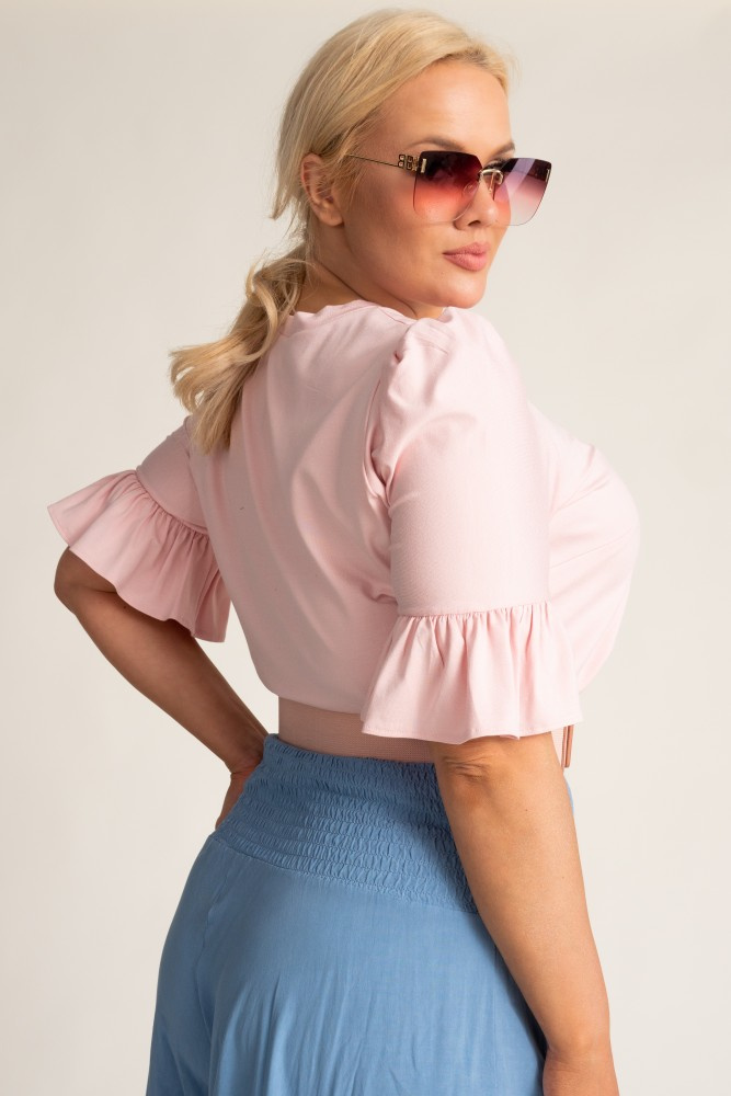 Powder Pink Blouse MALIO