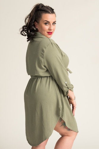 Olive GARMINIA Shirt Dress