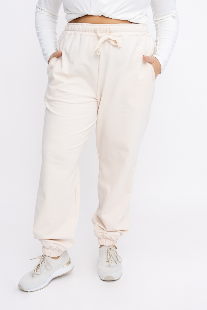 Pantalon beige clair