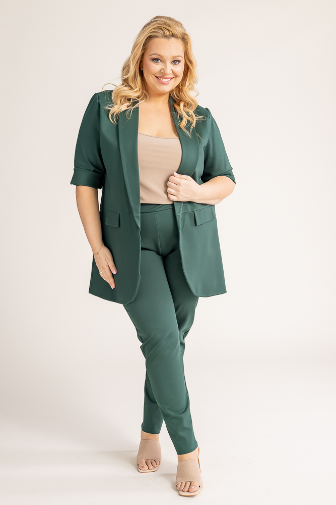 Butelkowozielona Marynarka