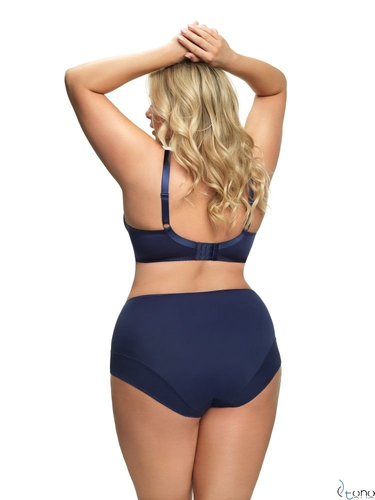 K496 soft knit bra navy blue PARADISE