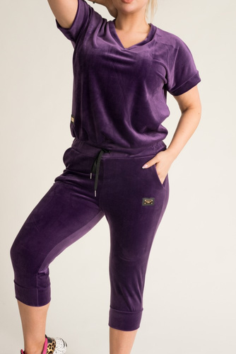 Purple MILKIN Velour Set