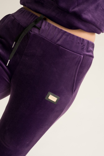 Purple MILKIN Velour Set