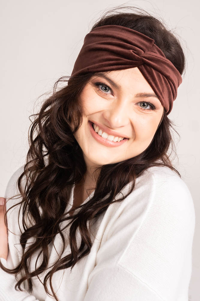 Bande de velours marron