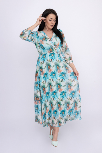 Sukienka plisowana KEMELI Wzór 6